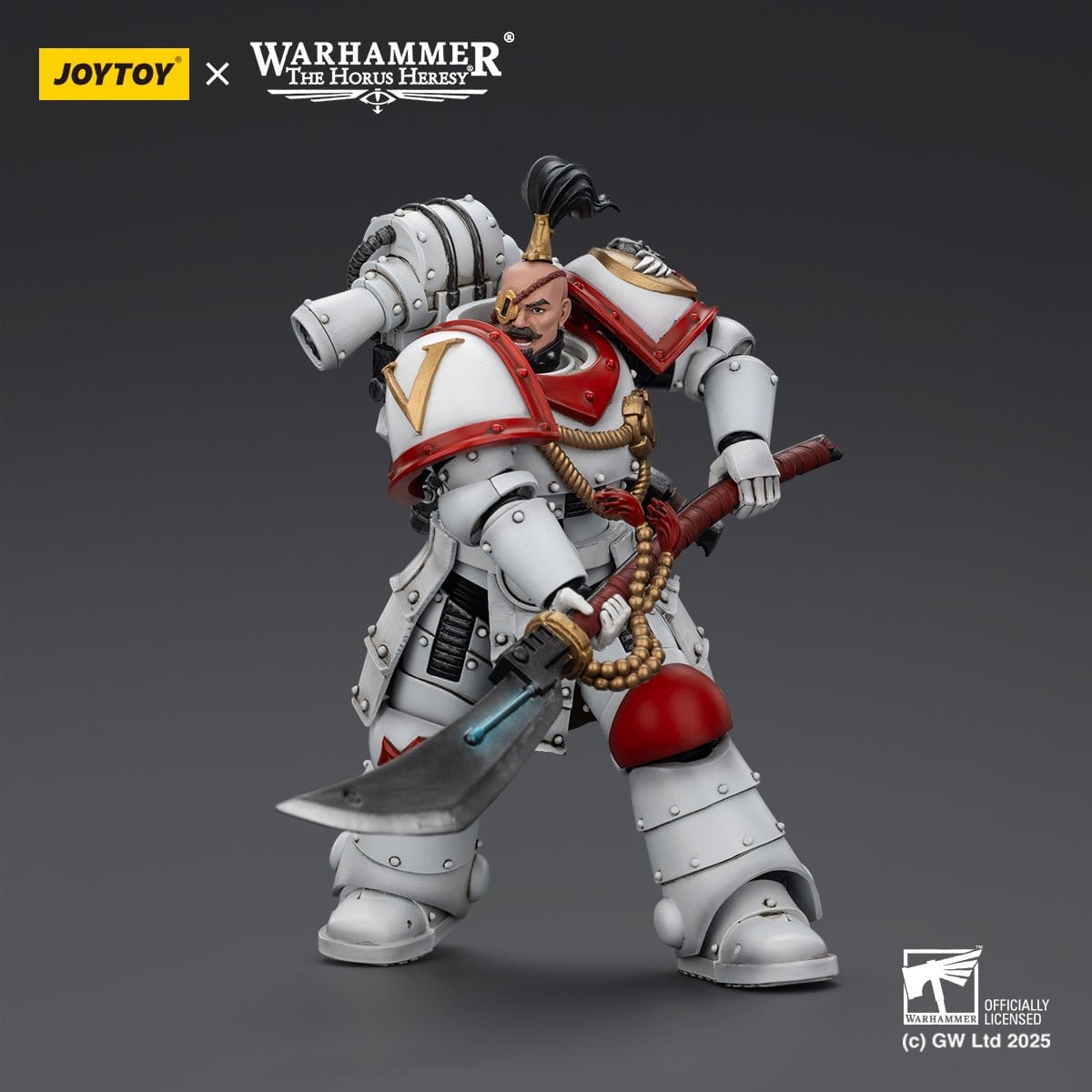 Joy Toy Warhammer The Horus Heresy: White Scars Legion Praetor 12cm - Loaded Dice