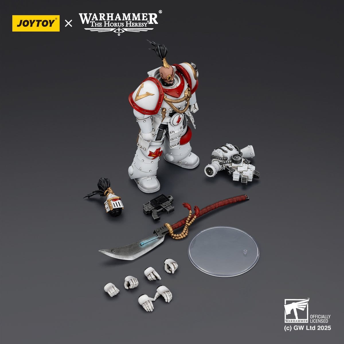 Joy Toy Warhammer The Horus Heresy: White Scars Legion Praetor 12cm - Loaded Dice
