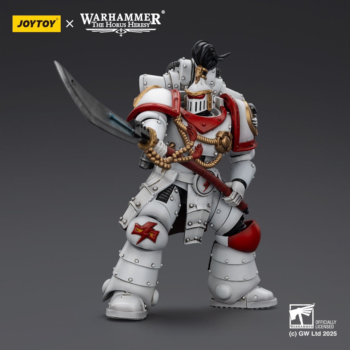Joy Toy Warhammer The Horus Heresy: White Scars Legion Praetor 12cm - Loaded Dice