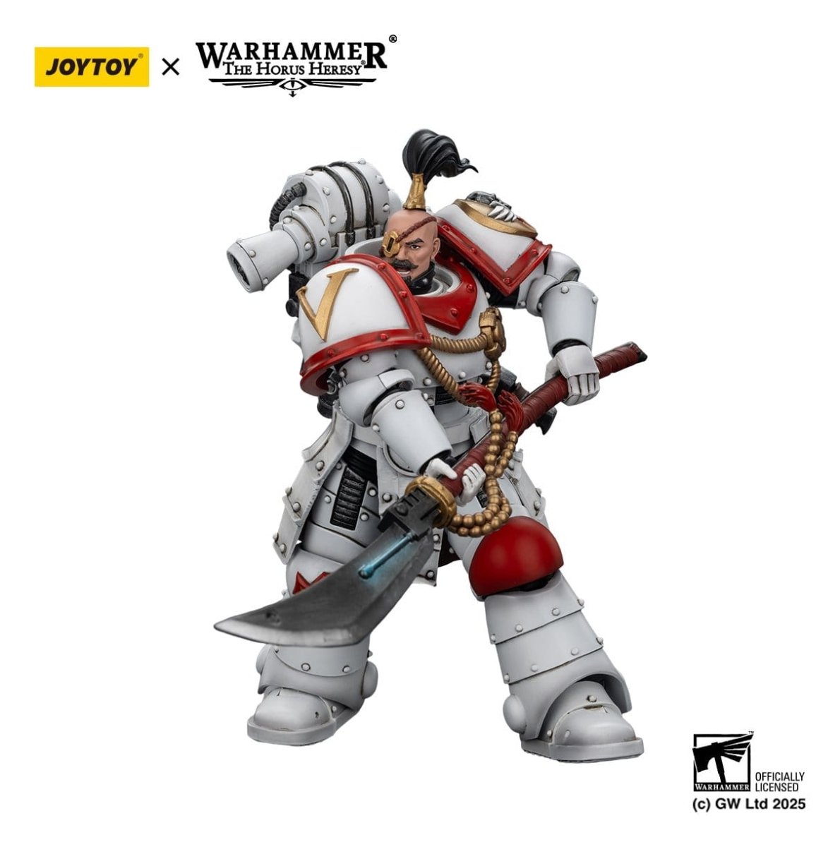 Joy Toy Warhammer The Horus Heresy: White Scars Legion Praetor 12cm - Loaded Dice