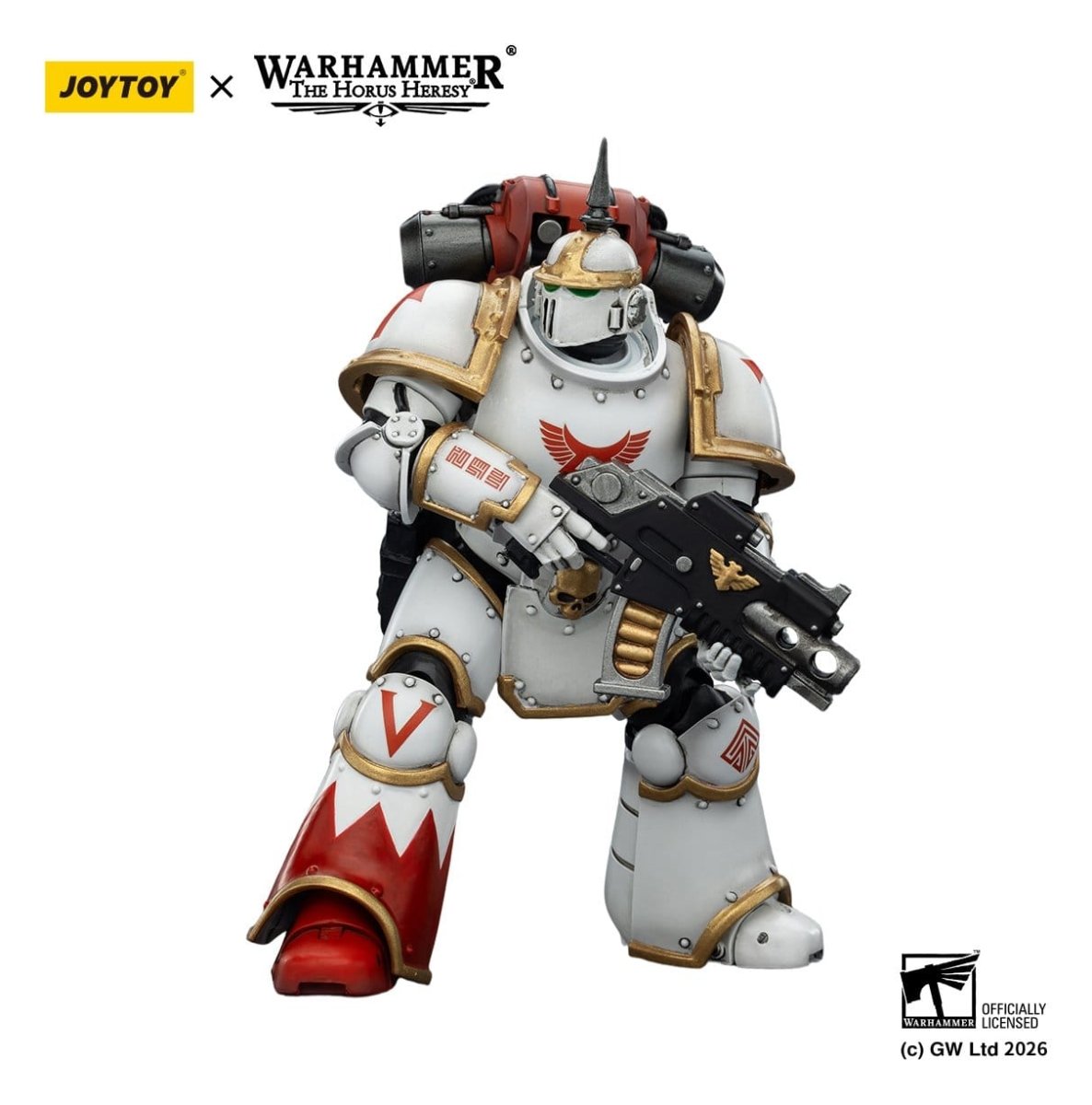 Joy Toy Warhammer The Horus Heresy: White Scars MKIll Tactical Legionary 12cm - Loaded Dice