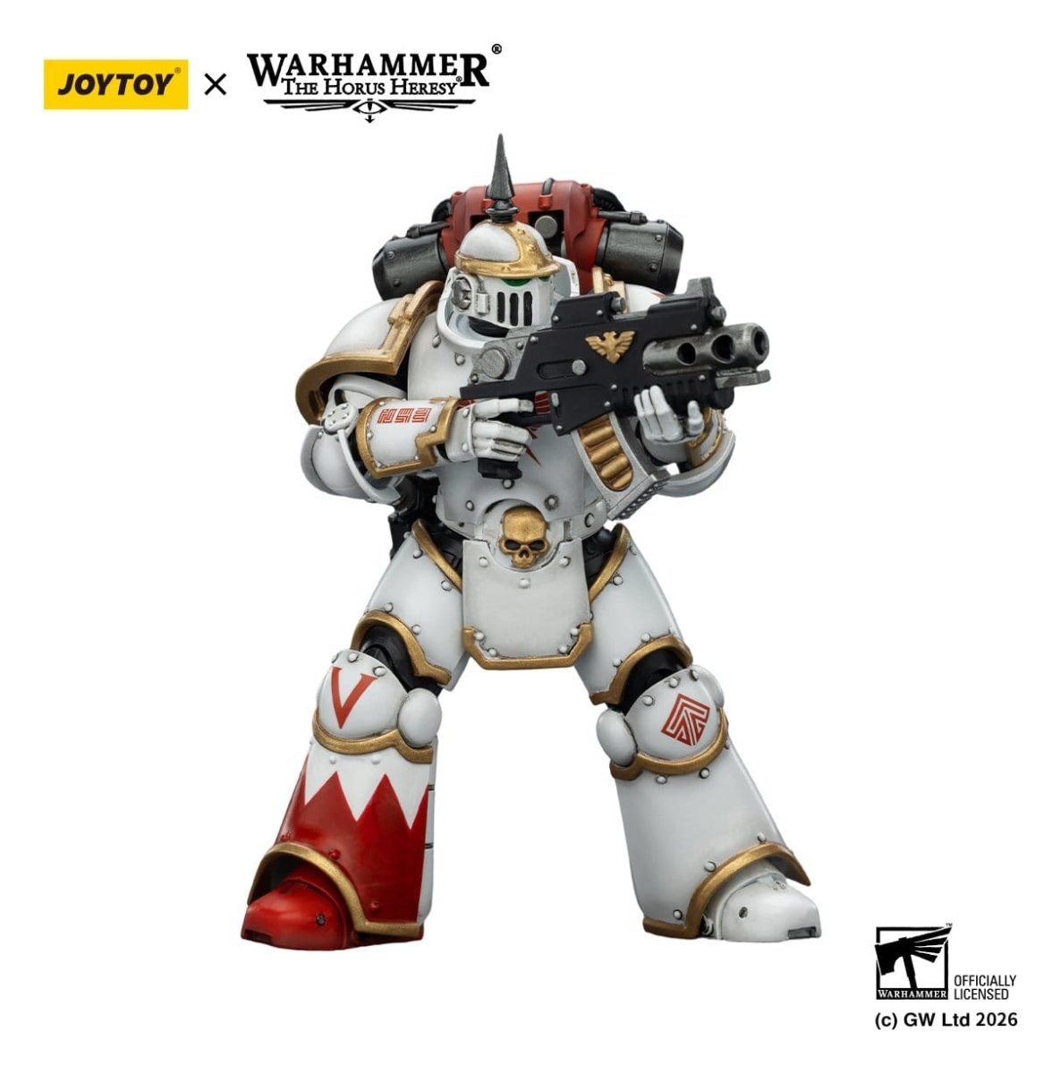 Joy Toy Warhammer The Horus Heresy: White Scars MKIll Tactical Legionary 12cm - Loaded Dice