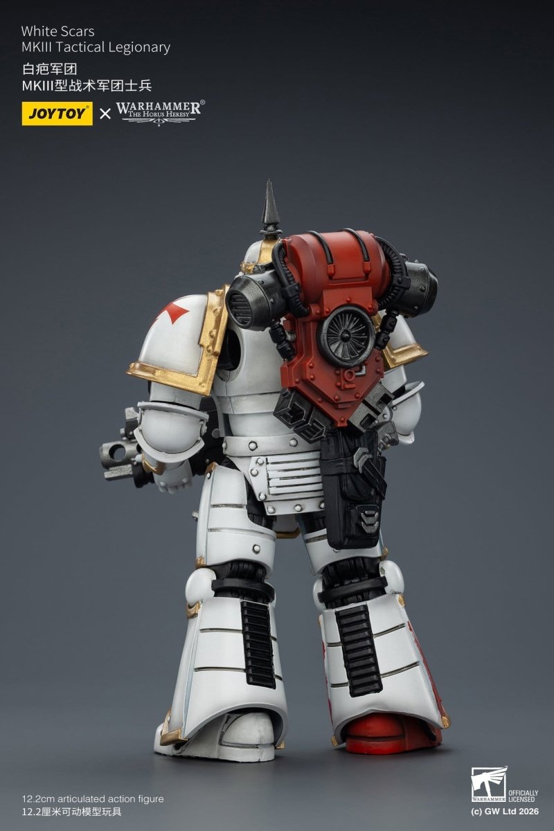 Joy Toy Warhammer The Horus Heresy: White Scars MKIll Tactical Legionary 12cm - Loaded Dice