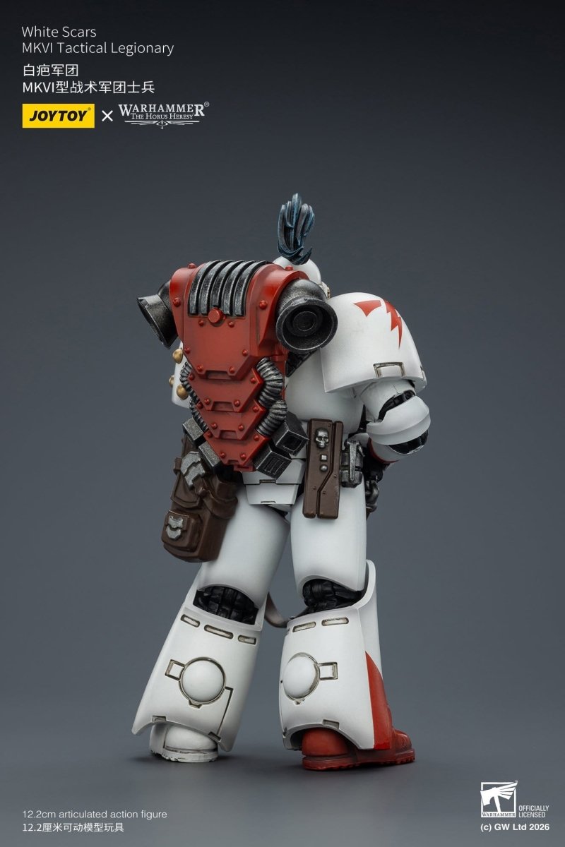Joy Toy Warhammer The Horus Heresy: White Scars MKVI Tactical Legionary 12cm - Loaded Dice