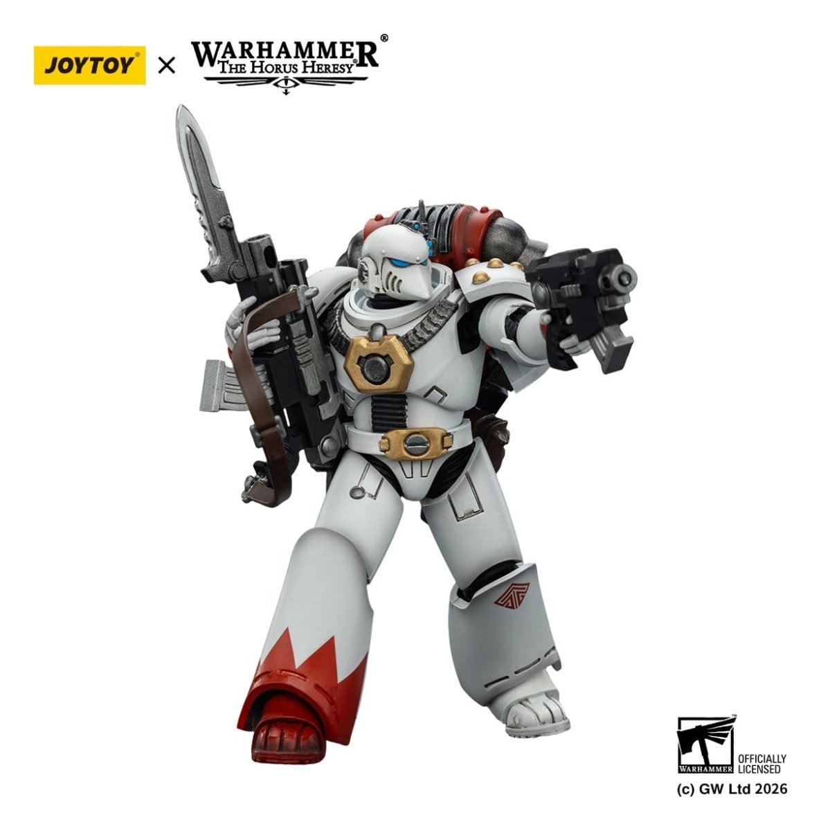 Joy Toy Warhammer The Horus Heresy: White Scars MKVI Tactical Legionary 12cm - Loaded Dice