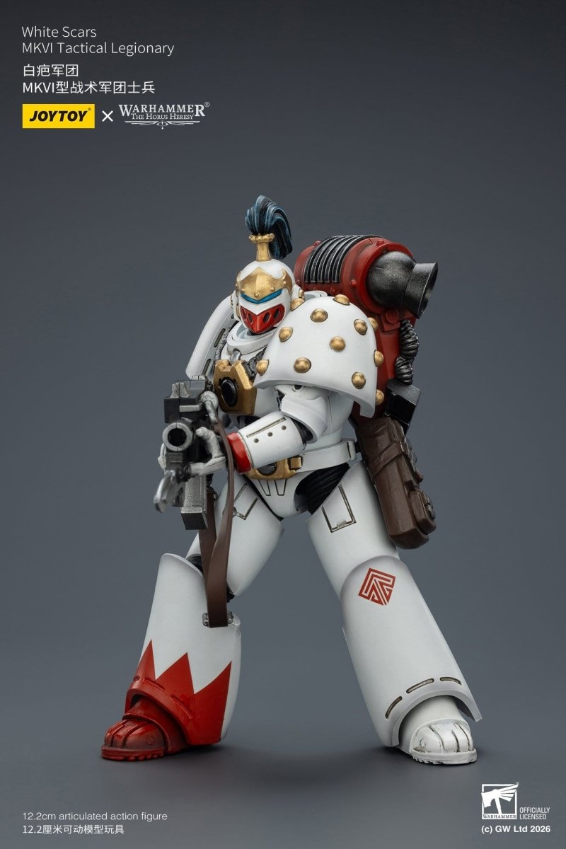 Joy Toy Warhammer The Horus Heresy: White Scars MKVI Tactical Legionary 12cm - Loaded Dice
