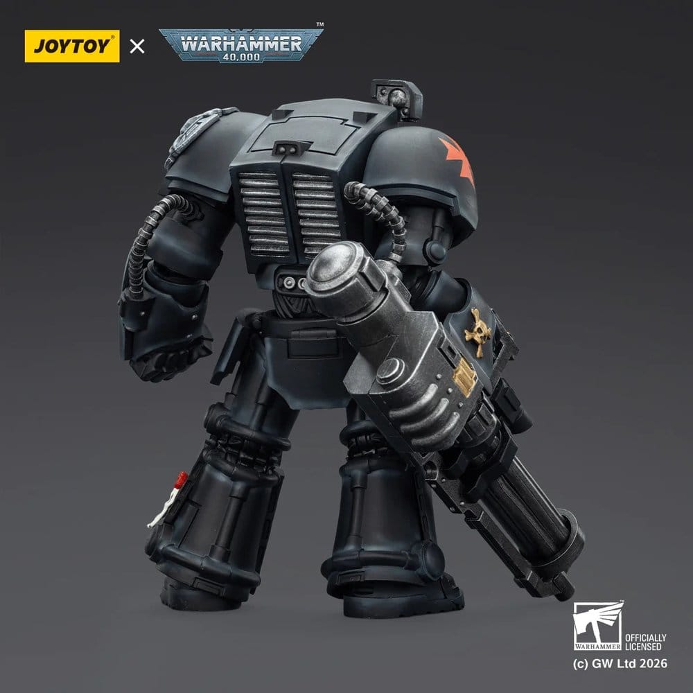 Joy Toy (CN) JoyToy Warhammer 40,000 Action Figure Black Templars Terminator 3 with Power Fist and Assault – image 2