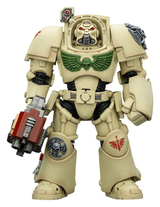 JoyToy Warhammer 40,000 Action Figure Dark Angels Deathwing Terminator 2 with Power Fist and Storm Bolter 14 cm