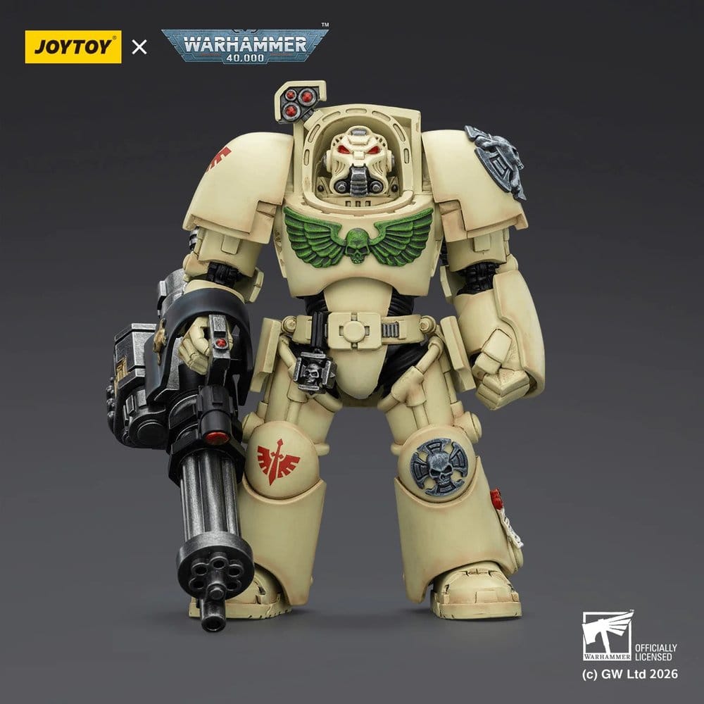 Joy Toy (CN) JoyToy Warhammer 40,000 Action Figure Dark Angels Deathwing Terminator 3 with Power Fist and – image 2