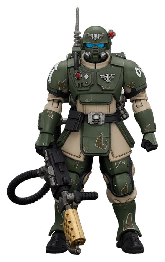JoyToy Warhammer Action Figure Astra Militarum Kasrkin 2 with Flamer