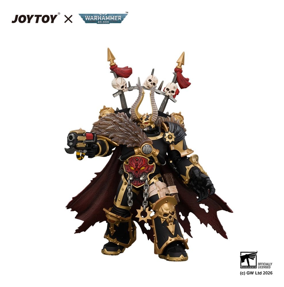 JoyToy Warhammer Action Figure Black Legion Chaos Lord (13 cm)