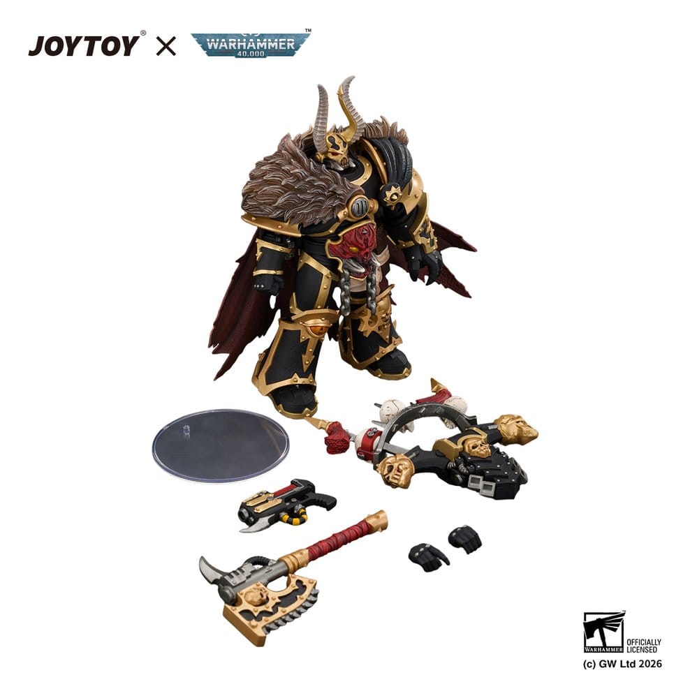 JoyToy Warhammer Action Figure Black Legion Chaos Lord (13 cm)