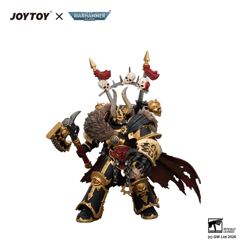 JoyToy Warhammer Action Figure Black Legion Chaos Lord (13 cm)