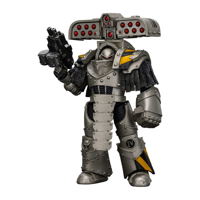 JoyToy Warhammer The Horus Heresy Action Figure 1/18 Iron Warriors Tyrant Siege Master Terminator with Rocket launcher 14 cm