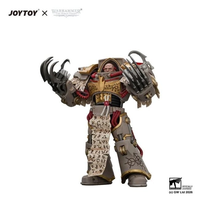 JoyToy Warhammer The Horus Heresy Action Figure Word Bearers Kor Phaeron 14 cm