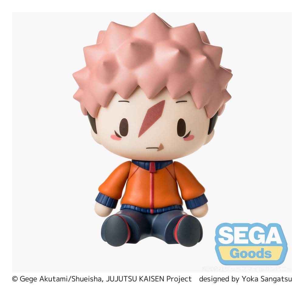 Jujutsu Kaisen Yuji Itadori Fuwa Petit figure front view with alternate neutral face