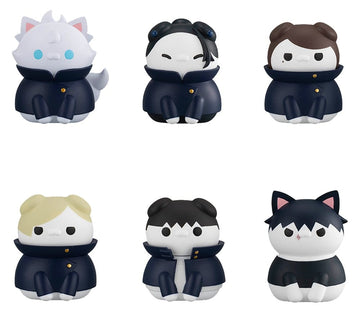 Jujutsu Kaisen Mega Cat Project Jujutsu Cats Hidden Inventory/Premature Death Ver. Mini Figures 3 cm Blind Box Display (8) (Repeat)