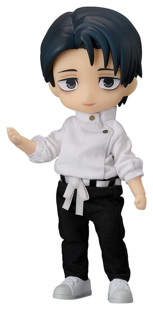 Good Smile Company Nendoroid Doll Yuta Okkotsu Execution Ver. cut-out in white top and black trousers