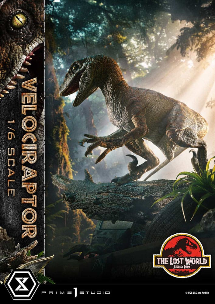 Jurassic Park II Legacy Museum Collection Statue 1/6 Velociraptor Bonus Version 41 cm