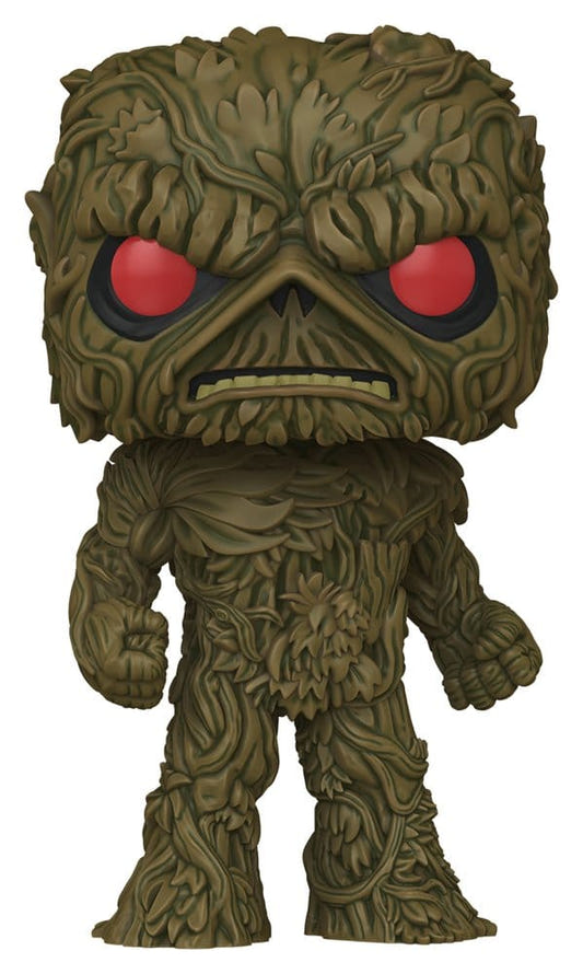 Funko POP! Swamp Thing from Justice League Dark, mossy green body with red eyes