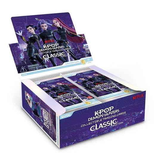 K-Pop Demon Hunters Collectible Trading Cards Classic Edition Box board game box