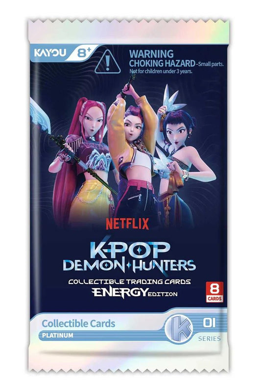 K-Pop Demon Hunters Collectible Trading Cards Energy Edition Pack board game box