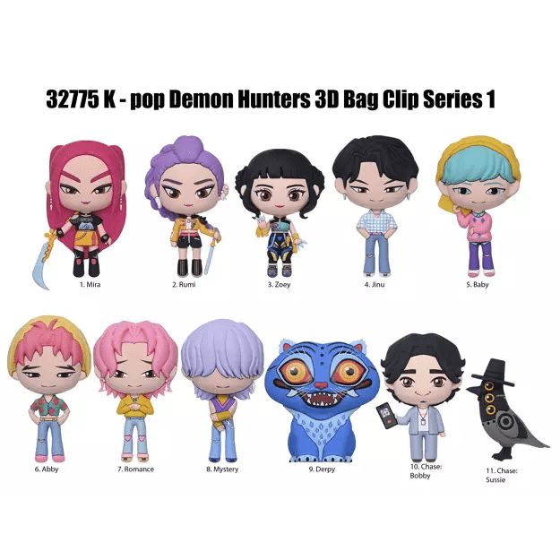 K-Pop Demon Hunters Series 1 Bag Clips - Loaded Dice
