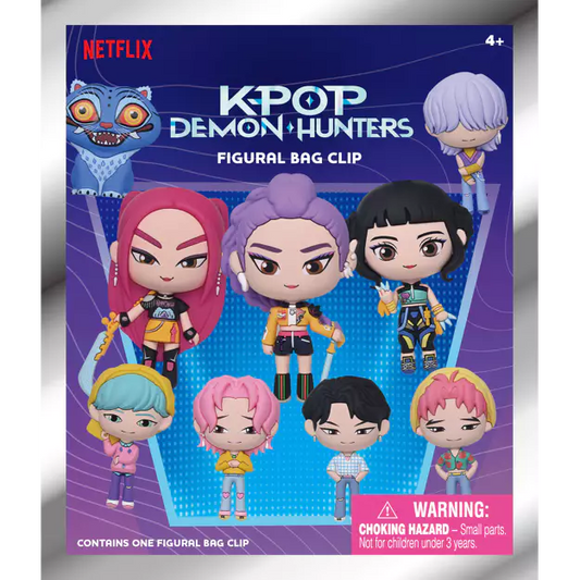 K-Pop Demon Hunters Series 1 blind bag 3D foam bag clip