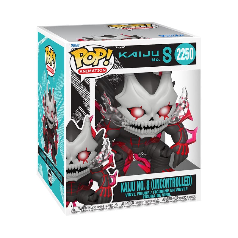Funko Pop! Animation Kaiju No. 8 (Uncontrolled) no. 2250 in window box packaging