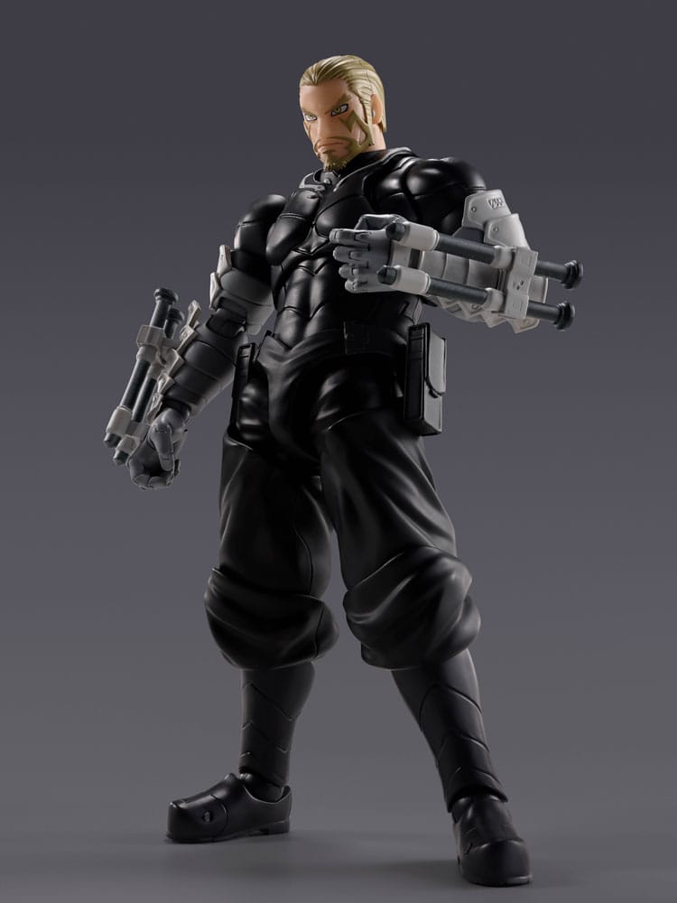 Kaiju No. 8 S.H.Figuarts Isao Shinomiya figure by Bandai Tamashii Nations with armoured gauntlets