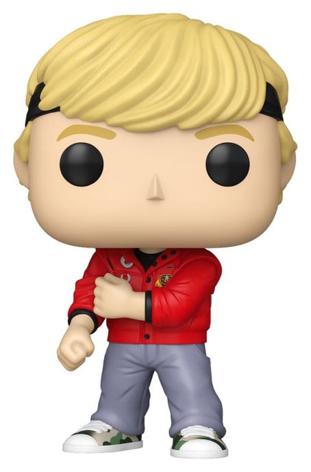Funko Pop! Movies Johnny Lawrence in a red Cobra Kai jacket, The Karate Kid