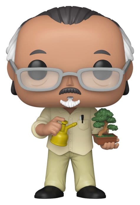 Funko Pop! Movies Mr. Miyagi holding a bonsai tree and watering can, The Karate Kid