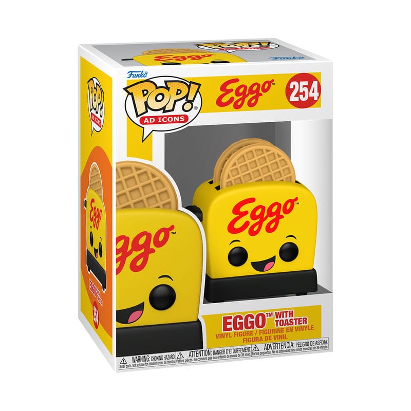 Funko Pop! Ad Icons Kellogg's Eggo with Toaster vinyl figure 254 in its window box