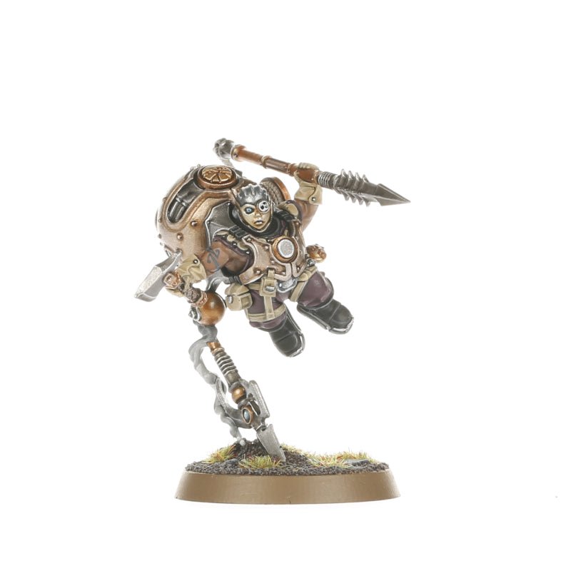Kharadron Overlords: Vongrim Harpoon Crew painted miniature - Loaded Dice