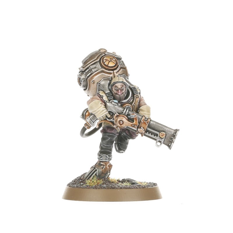 Kharadron Overlords: Vongrim Harpoon Crew painted miniature - Loaded Dice