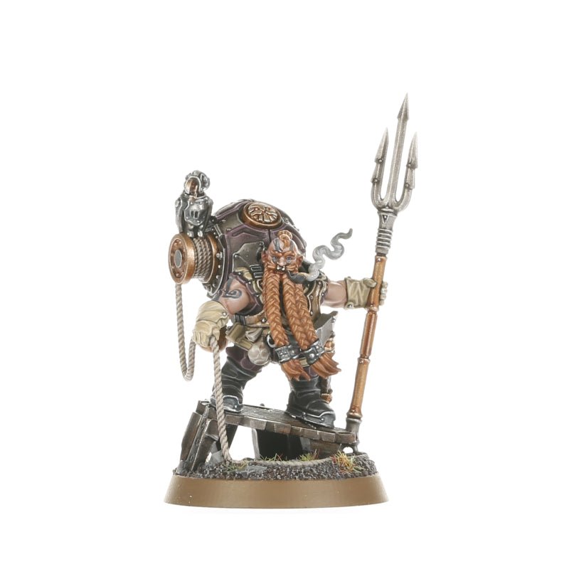 Kharadron Overlords: Vongrim Harpoon Crew painted miniature - Loaded Dice