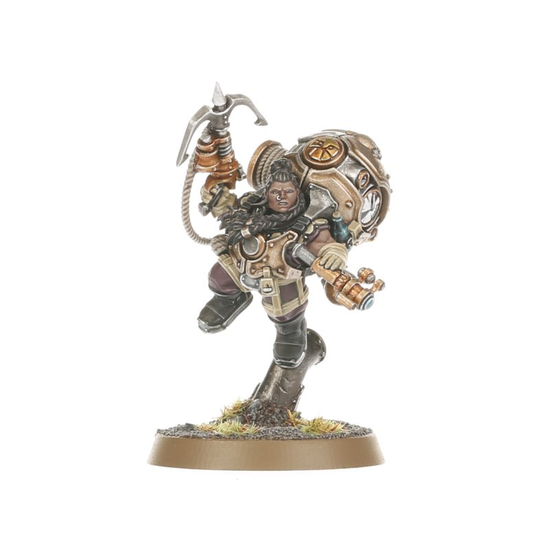 Kharadron Overlords: Vongrim Harpoon Crew painted miniature - Loaded Dice