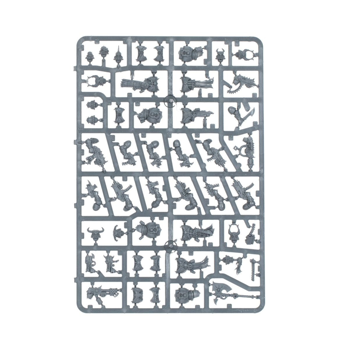 Kill Team Nemesis Claw unpainted plastic sprue, frame 2 of 5