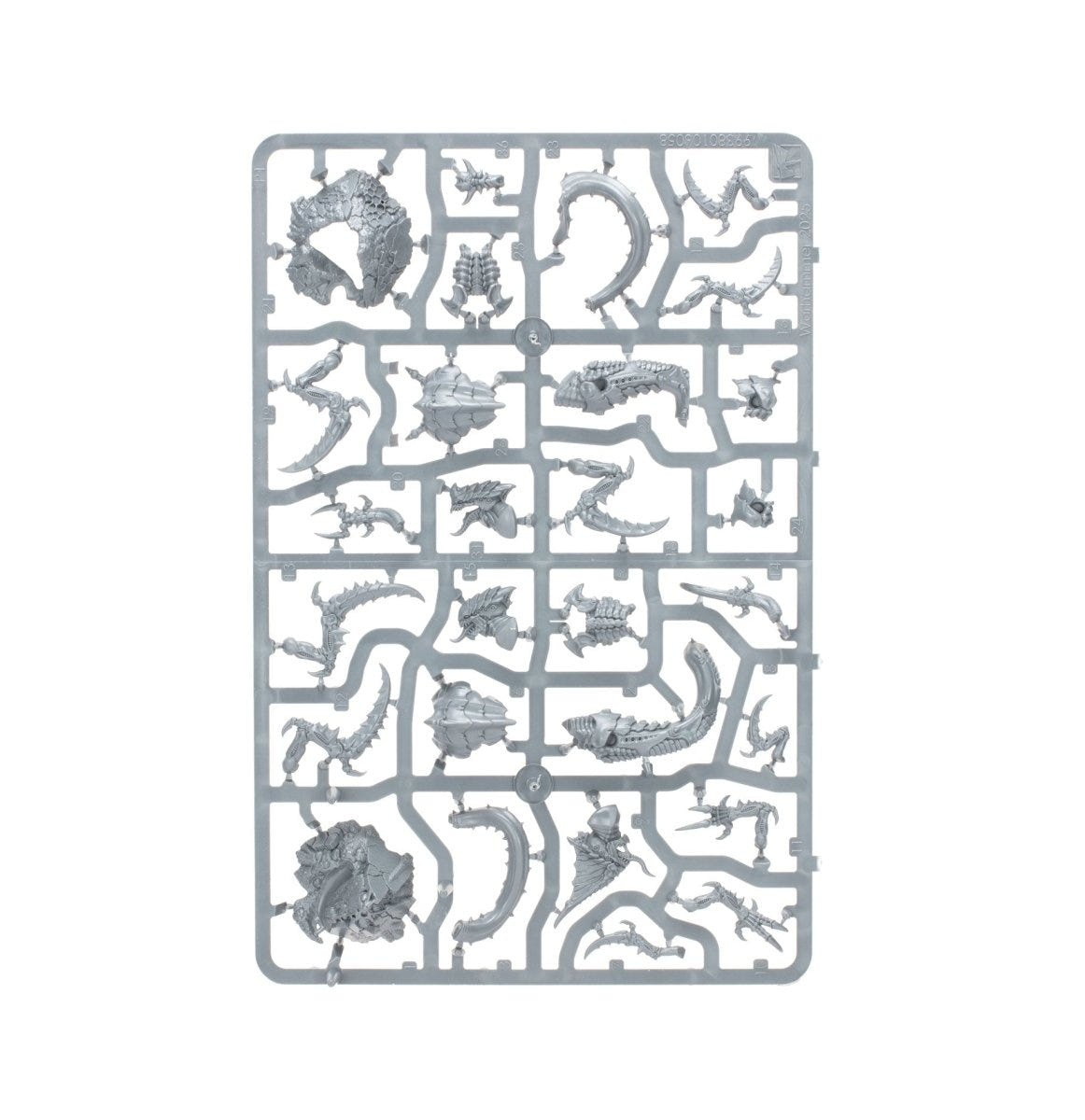 Kill Team Raveners unpainted plastic sprue, frame 3 of 3