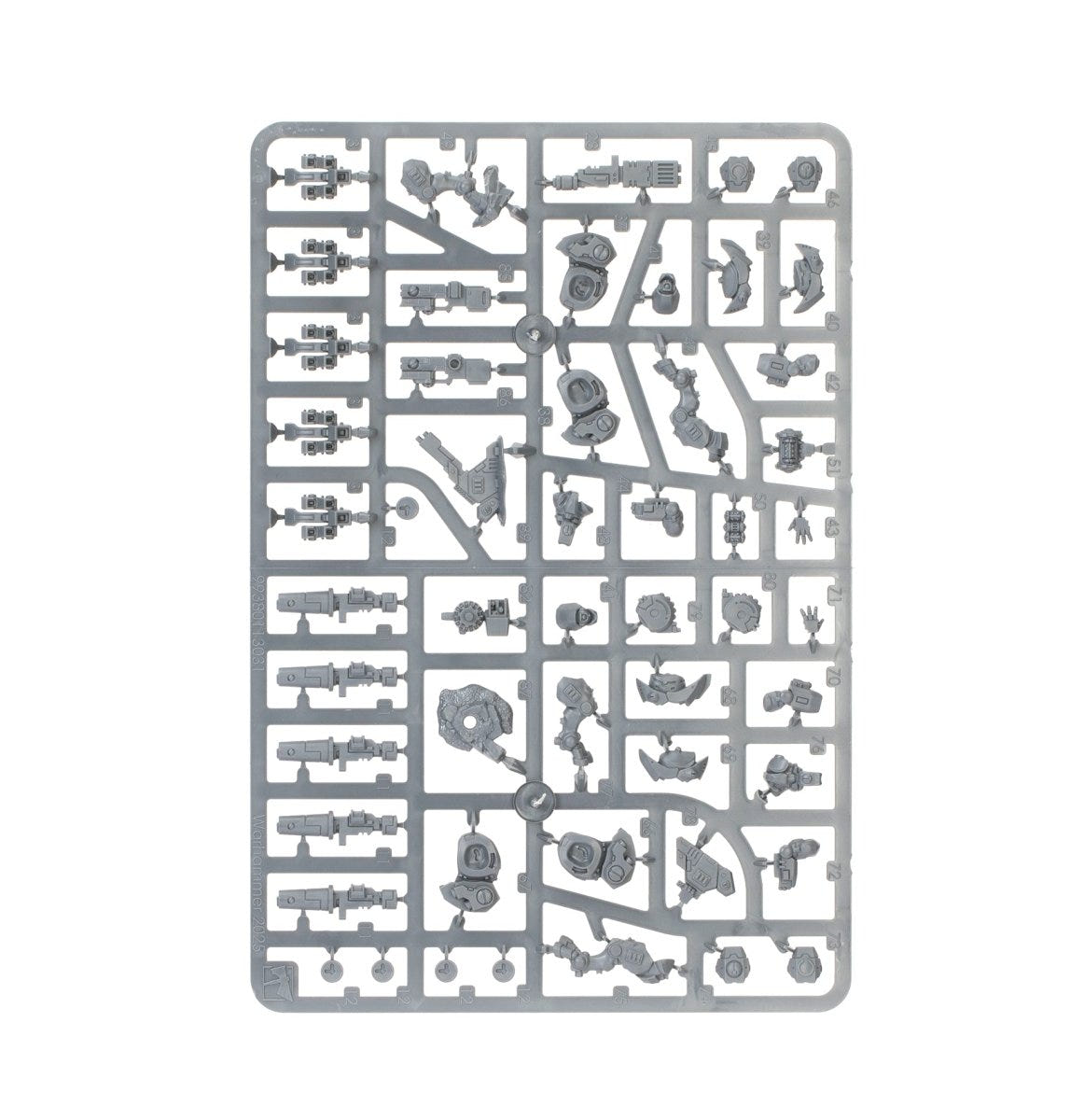 Kill Team XV26 Stealth Battlesuits unpainted plastic sprue, frame 2 of 2