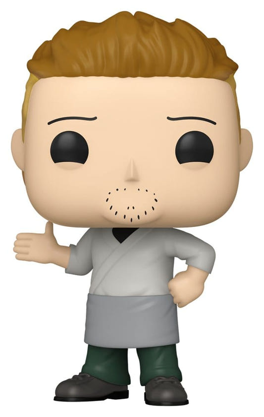 Funko POP! Bobby Hill (Robata Chane) from King of the Hill in chef's apron and grey top