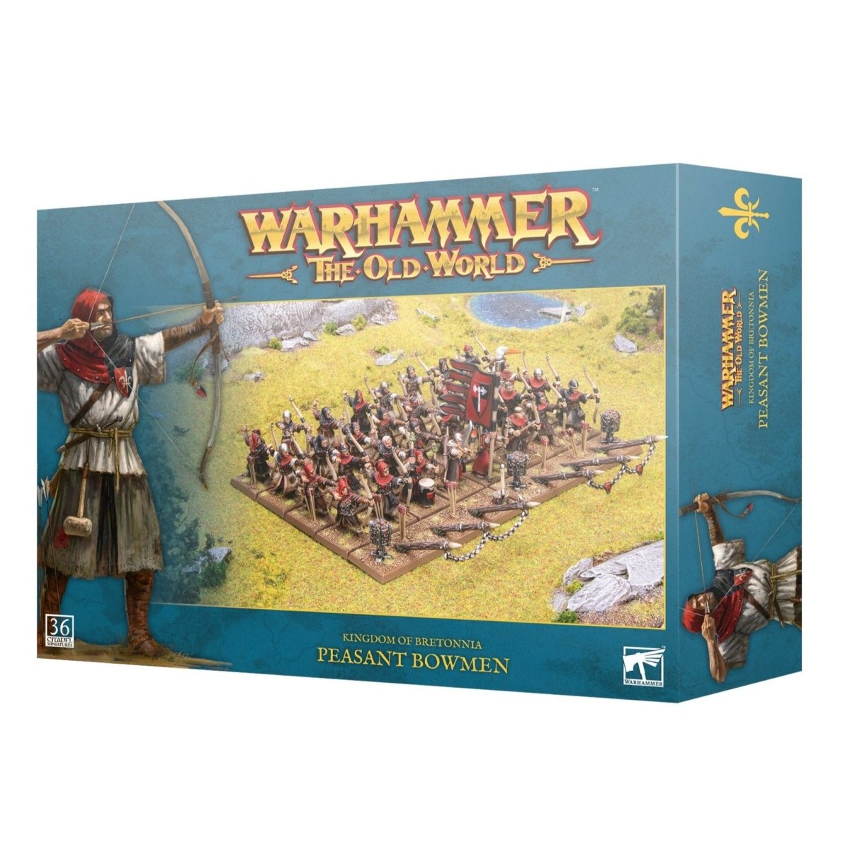 Warhammer: The Old World Kingdom of Bretonnia Peasant Bowmen box front