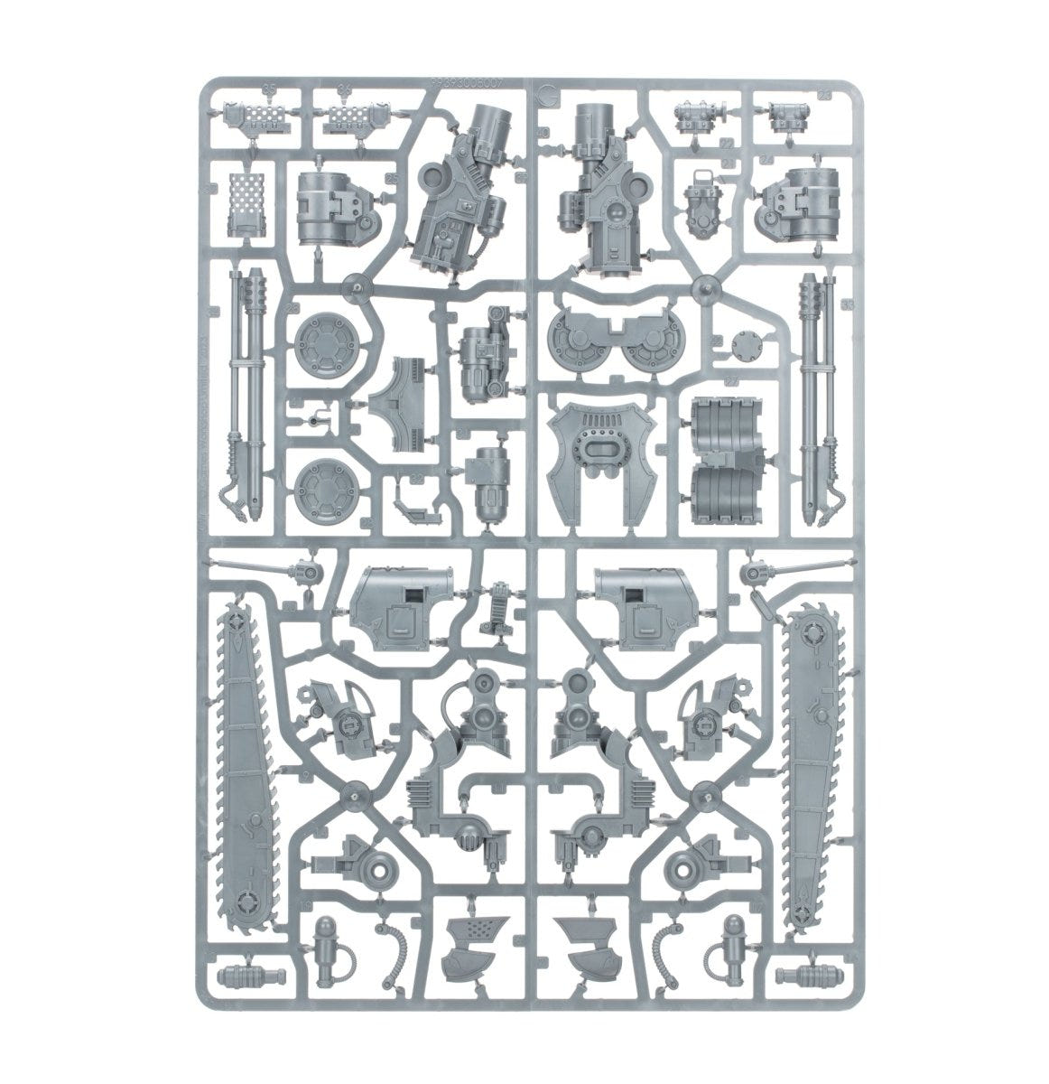 Cerastus Knight Acheron unpainted plastic sprue, frame 1 of 2