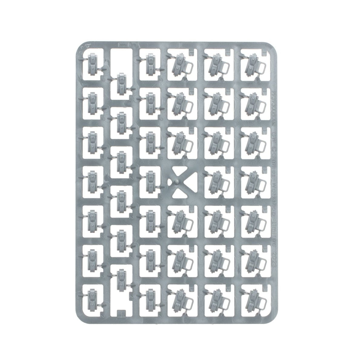 Cerastus Knight Acheron unpainted plastic sprue, frame 2 of 2, small armour details