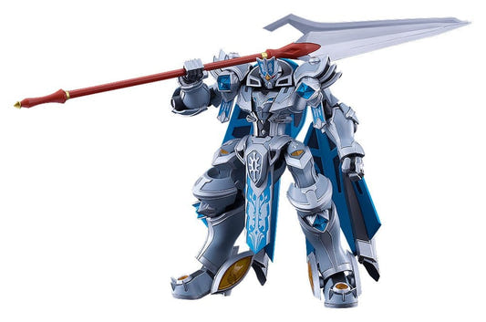 Knight's & Magic Gilbatiga Moderoid plastic model kit with halberd, front view