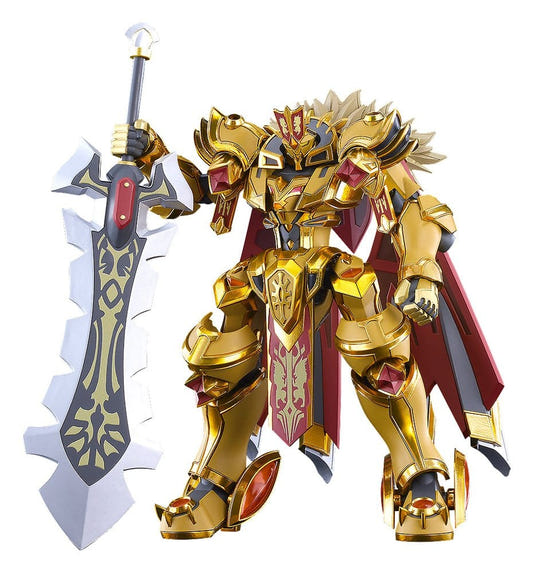 Knight's & Magic Goldleo Royal Metallic Ver. Moderoid kit with long sword, front view