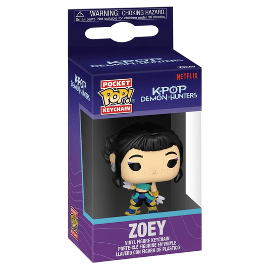 KPop Demon Hunters Funko POP! 4cm Zoey Keychain - Loaded Dice