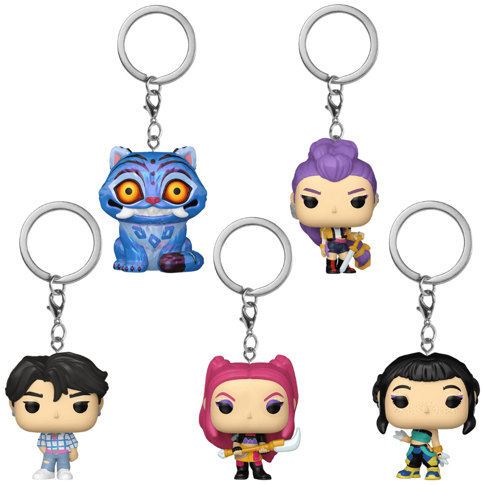 KPop Demon Hunters Funko POP! Keychain Bundle - Loaded Dice