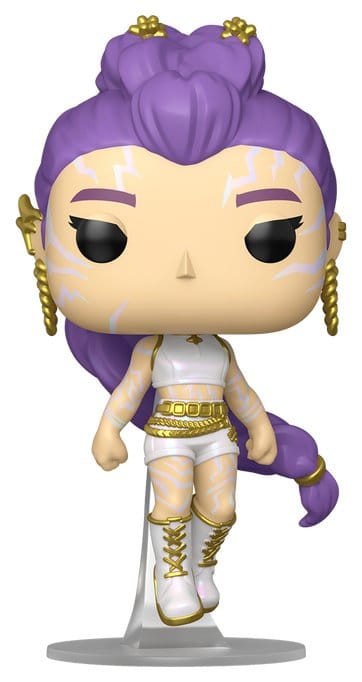 Funko Super Sized Jumbo Pop! Rumi vinyl figure from KPop Demon Hunters with purple braid