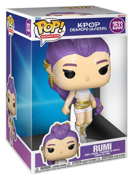 Funko Super Sized Jumbo Pop! Rumi number 2533 in window box, KPop Demon Hunters